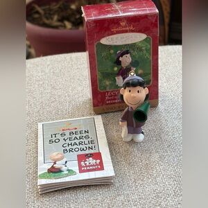 Hallmark Keepsake Lucy Ornament with Green Megaphone